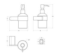 Товар: Диспенсер для мыла подвесной CEZARES STYLUS-SOIS-V-BORO - фото 3 Диспенсер для мыла подвесной CEZARES STYLUS-SOIS-V-BORO — фото 3, Аксессуары для кухни