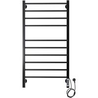 Товар: Электрический полотенцесушитель Domoterm Куба DMT Куба П10 500x1000 EK R Черный матовый - фото 1 Электрический полотенцесушитель Domoterm Куба DMT Куба П10 500x1000 EK R Черный матовый — фото 1, Электрические полотенцесушители