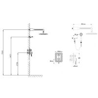 Товар: Душевая система Bronze de Luxe Windsor 10138F Бронза - фото 2 Душевая система Bronze de Luxe Windsor 10138F Бронза — фото 2, Душевые системы