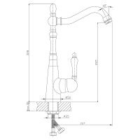 Товар: Смеситель для кухни Rossinka Z35-20U Хром - фото 2 Смеситель для кухни Rossinka Z35-20U Хром — фото 2, Смесители для кухни