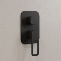 Смеситель для душа Iddis Slide SLIBL00i68 Черный матовый — фото 4, Для душа и ванны