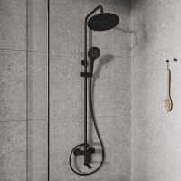 Товар: Душевая система Milardo Rora RORBL4FM06 Черная матовая - фото 8 Душевая система Milardo Rora RORBL4FM06 Черная матовая — фото 8, Душевые системы