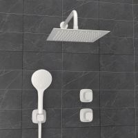 Товар: A9551.266.146.254.328.156.155 Встраиваемый комплект для душа с верхней душевой насадкой и лейкой - фото 3 A9551.266.146.254.328.156.155 Встраиваемый комплект для душа с верхней душевой насадкой и лейкой — фото 3, Душевые системы