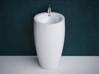 Товар: Раковина Laguraty 48 0001K Белая - фото 3 Раковина Laguraty 48 0001K Белая — фото 3, Раковины напольные