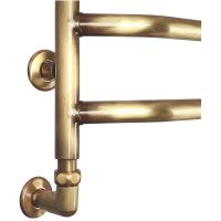 Водяной полотенцесушитель Domoterm Лаура Плюс П6 500x600 АБР Античная бронза — фото 2, Водяные полотенцесушители