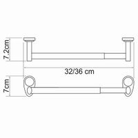 Аксесс Main K-9222, 32см Держатель д/бумажных полотенец (блистер), хром, WasserKRAFT арт-9222D — фото 4, Прочие аксессуары и комплектующие