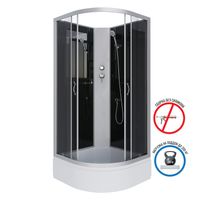 Товар: Душевая кабина Niagara Classic NG-3501-14BK (90х90х200) средний поддон(26см),стекло тонированное,4 м - фото 2 Душевая кабина Niagara Classic NG-3501-14BK (90х90х200) средний поддон(26см),стекло тонированное,4 м — фото 2, Душевые кабины