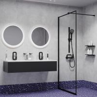 Смеситель для раковины Iddis Twist TWIBLBTi01 Черный матовый — фото 4, Смесители для раковины