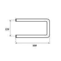 Товар: Водяной полотенцесушитель Point П-образный PN35336 320x600 Хром - фото 5 Водяной полотенцесушитель Point П-образный PN35336 320x600 Хром — фото 5, Водяные полотенцесушители