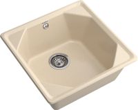 GRANFEST Мойка UNIQUE 500 1-чаша 500*500мм кашемир арт.GF- — фото 1, Кухонные мойки