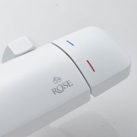Душевая система Rose R39C Белая матовая арт-R3936C — фото 11, Душевые стойки