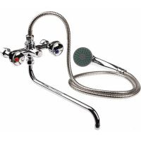 Смеситель для ванны Сантаком 276017с универсальный Хром — фото 1, Смеситель для ванны