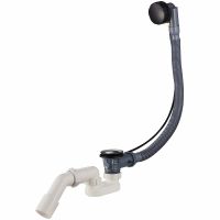 Слив-перелив Raglo R600.30.06 полуавтомат Черный матовый — фото 1, Сливы-переливы