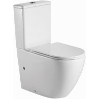 Унитаз компакт Alcora Luvia LT-2141A-R 49527 с бачком и сиденьем Микролифт — фото 1, Напольные унитазы