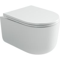 Унитаз Ceramicanova Ulma CN4006T подвесной Белый с сиденьем Микролифт — фото 1, Подвесные унитазы