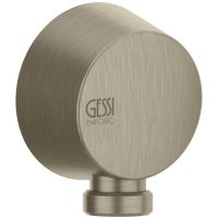 Шланговое подключение Gessi Emporio Shower 47269#149 Никель брашированный — фото 1, Шланговые подключения