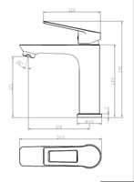Товар: Смеситель "Hong Kong" д/рак, без дон/кл, арт. арт-HK26 - фото 2 Смеситель "Hong Kong" д/рак, без дон/кл, арт. арт-HK26 — фото 2, Смесители для раковины