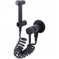 Гигиенический душ со смесителем Bronze de Luxe Scandi 14512/1B Черный матовый — фото 1, Гигиенические души