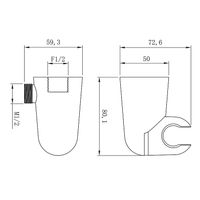 Шланговое подключение Lemark LM8084C Хром — фото 2, Комплектующие для душевого оборудования