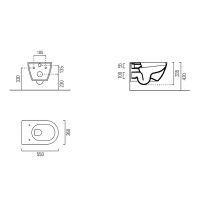 Товар: Унитаз GSI Pura 881504 подвесной Agave opaco без сиденья - фото 5 Унитаз GSI Pura 881504 подвесной Agave opaco без сиденья — фото 5, Унитазы