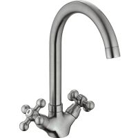 Смеситель для кухни Haiba HB4119-5 Сатин — фото 1, Смесители для кухни