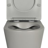 Товар: Унитаз подвесной безободковый AQUATEK ВЕГА AQ1905-MG 525*360*320мм, матовый серый, тонкое сиденье с - фото 5 Унитаз подвесной безободковый AQUATEK ВЕГА AQ1905-MG 525*360*320мм, матовый серый, тонкое сиденье с — фото 5, Унитазы