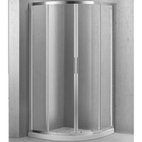 Душевой уголок BelBagno Sela R-2 90x90 профиль Хром стекло прозрачное — фото 1, Душевые уголки четверть круга