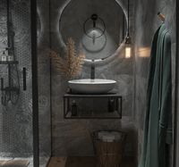 Столешница под раковину 1MarKa Loft 60 Ц0000021559 Черная — фото 3, Столешницы под раковину