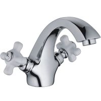 Смеситель для раковины Haiba HB1018 Хром — фото 1, Смесители для раковины