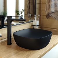 Смеситель для раковины Iddis Slide SLIBL01i01 Черный матовый — фото 4, Смесители для раковины