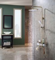 Душевая система Lemark Mista Белый Золото арт-LM6462WG — фото 3, Душевые стойки