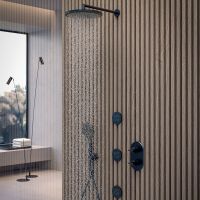 Верхний душ Bossini Apice H70430I.073 Черный матовый — фото 3, Верхние души