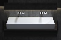 Раковина Salini Sonata 120 1401201M Белая матовая — фото 2, Раковины подвесные