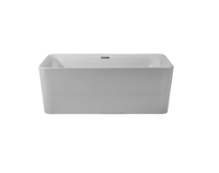 Ванна акриловая,отдельностоящая, AQUATEK AQ-K27880 КВАДРО 1800*800*600. В комплекте со сливом и ножк — фото 1, Акриловые ванны