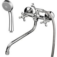 Смеситель для ванны Melodia della vita Galateo Rus MDV40241R универсальный Хром — фото 1, Для душа и ванны