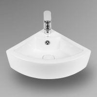 Раковина Bond 32 S91-320 угловая Белая глянцевая — фото 2, Раковины