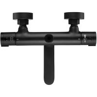 Смеситель для ванны Swedbe Hermes 9042B с термостатом Черный матовый — фото 4, Смеситель для ванны