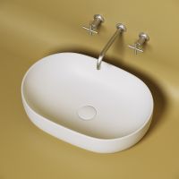 Раковина-чаша Ceramicanova Element 60 CN6047MW Белая матовая — фото 5, Раковины накладные