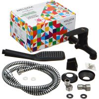 Смеситель для душа Melodia della vita Moderno MDV35150bk Черный матовый — фото 2, Для душа и ванны