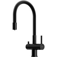 Смеситель для кухни Sancos Lucia SC4004MB Черный матовый — фото 1, Смесители для кухни