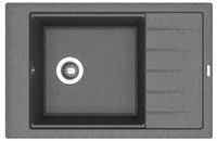 Florentina Мойка "Липси" 780_P, черный FG — фото 1, Кухонные мойки