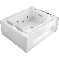Акриловая ванна Gemy G9268 K 185x150 с гидромассажем — фото 1, Акриловые ванны
