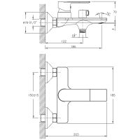 Товар: Смеситель для ванны Haiba Хром арт-HB60505 - фото 2 Смеситель для ванны Haiba Хром арт-HB60505 — фото 2, Смеситель для ванны