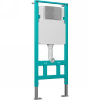 Инсталляция Owl 1975 Hasvik OWLINSTTI для унитаза с клавишей смыва Хром — фото 1, Инсталляции для унитазов