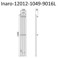 Товар: Электрический полотенцесушитель Маргроид Inaro 1200x120 Inaro-12012-1049-9016L левый Белый матовый - фото 5 Электрический полотенцесушитель Маргроид Inaro 1200x120 Inaro-12012-1049-9016L левый Белый матовый — фото 5, Электрические полотенцесушители