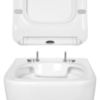 Товар: Унитаз подвесной безободковый AQUATEK ДЕЛЬТА 480 x 350 x 320 мм, тонкое сиденье с механизмом плавног - фото 9 Унитаз подвесной безободковый AQUATEK ДЕЛЬТА 480 x 350 x 320 мм, тонкое сиденье с механизмом плавног — фото 9, Унитазы