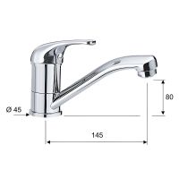 Товар: Смеситель для раковины Remer Серия 35 F112G Хром - фото 2 Смеситель для раковины Remer Серия 35 F112G Хром — фото 2, Смесители для раковины