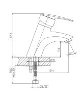 Товар: Смеситель для раковины Haiba HB1006 Хром - фото 2 Смеситель для раковины Haiba HB1006 Хром — фото 2, Смесители для раковины