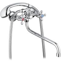 Смеситель для ванны G-Lauf JMX7-A605 универсальный Хром — фото 1, Смеситель для ванны