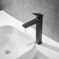 Смеситель для раковины Rose R28H R2811H Черный матовый — фото 6, Смесители для раковины